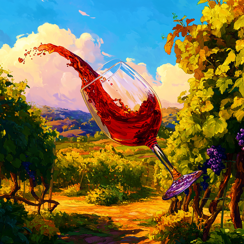 Elegant Wine Dance