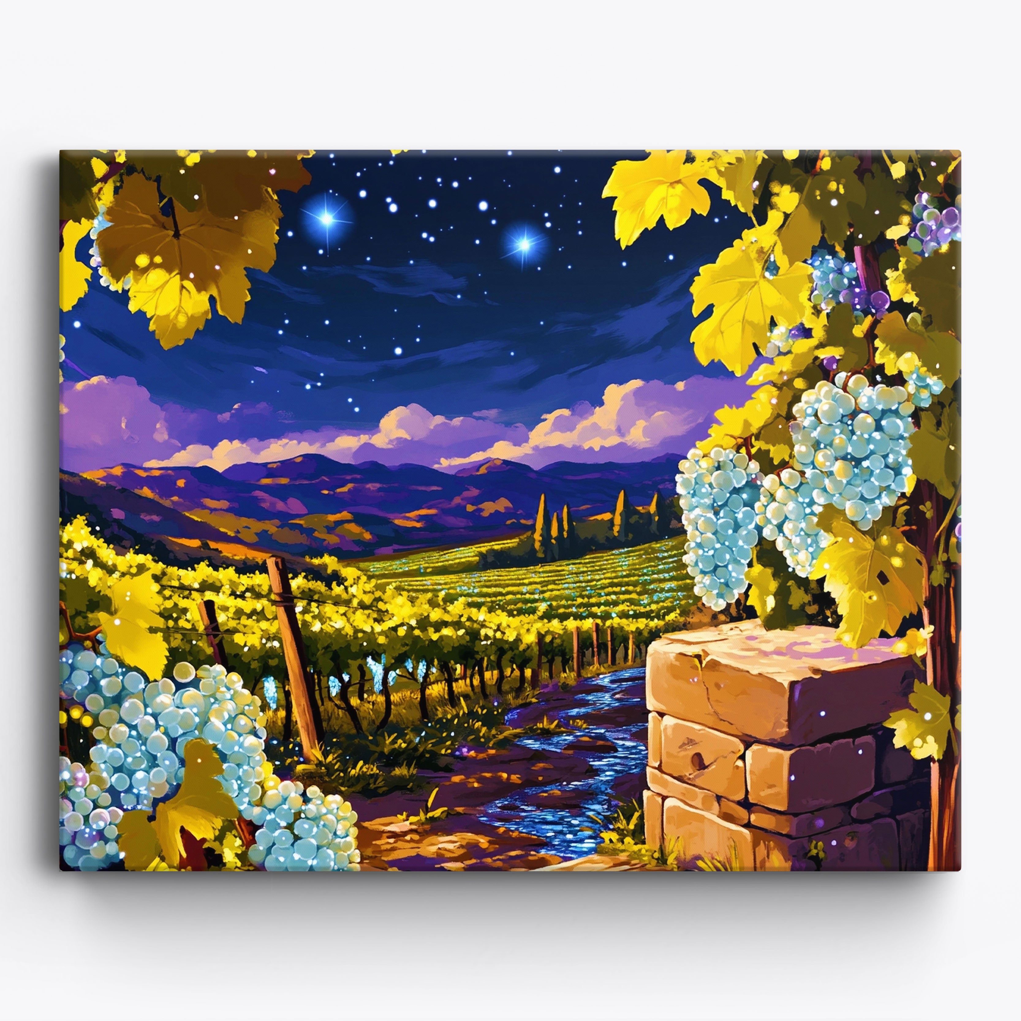 Starlit Vineyard No Frame / 50x40cm