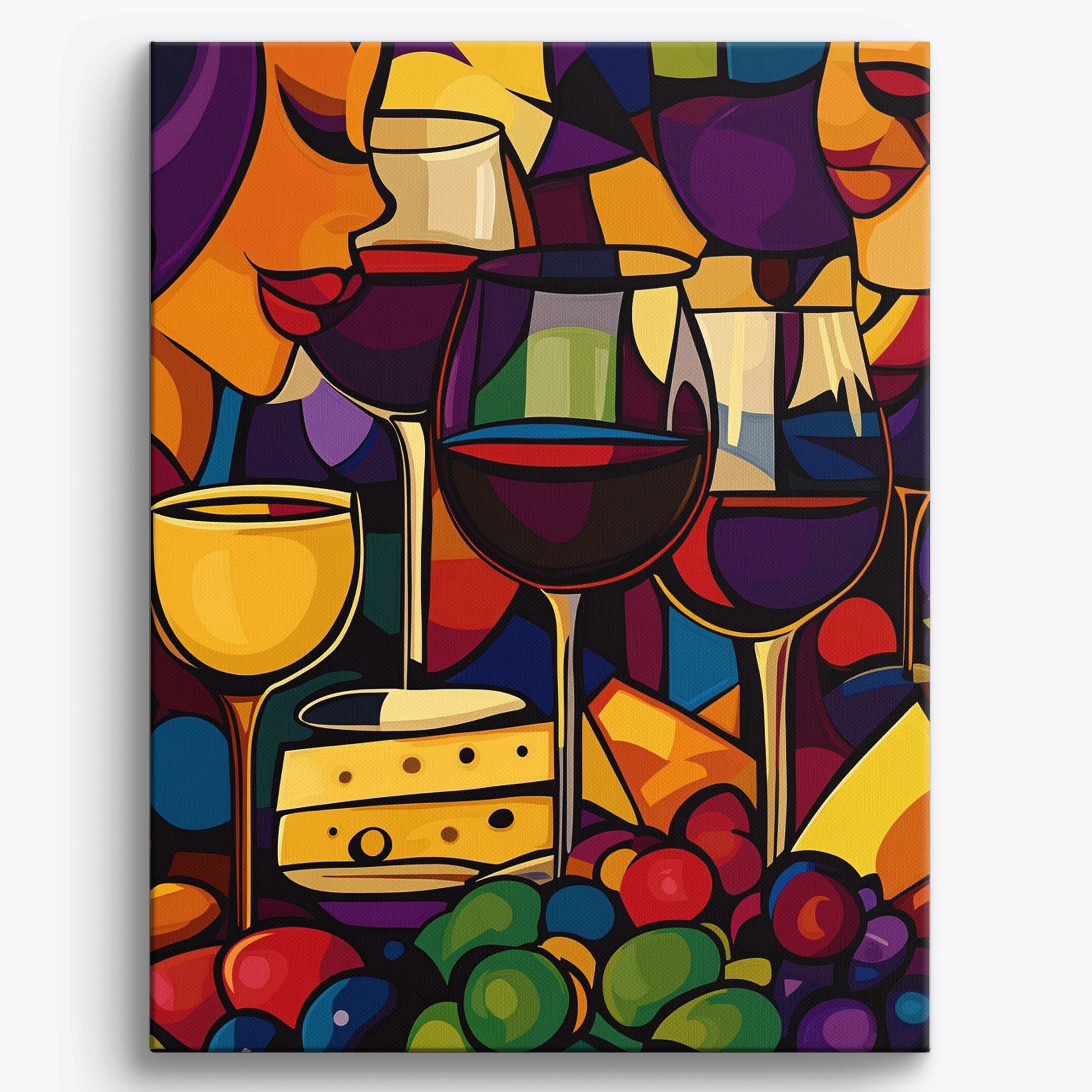 Wine Block Party No Frame / 40x50cm