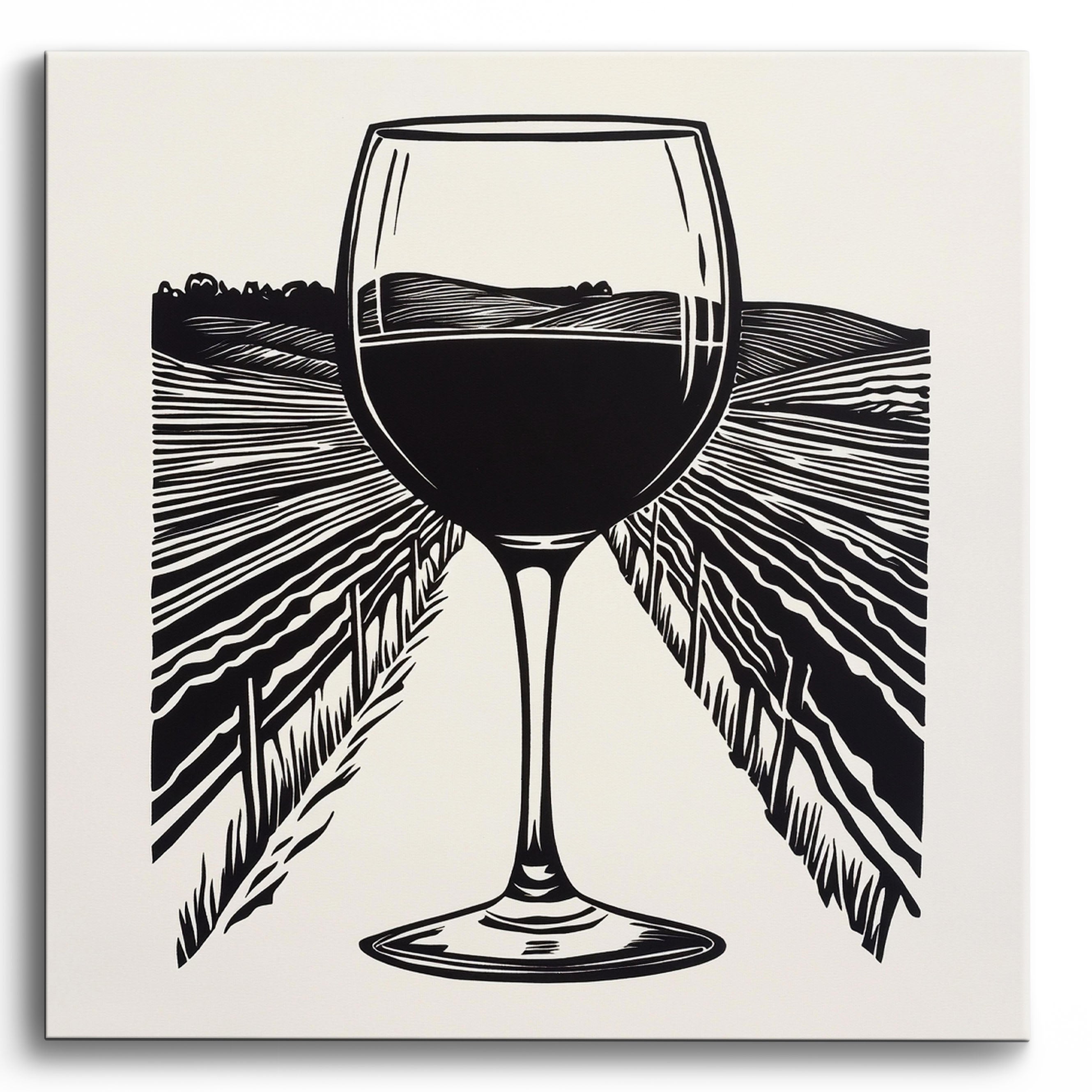 Shadow Wine No Frame / 40x40cm