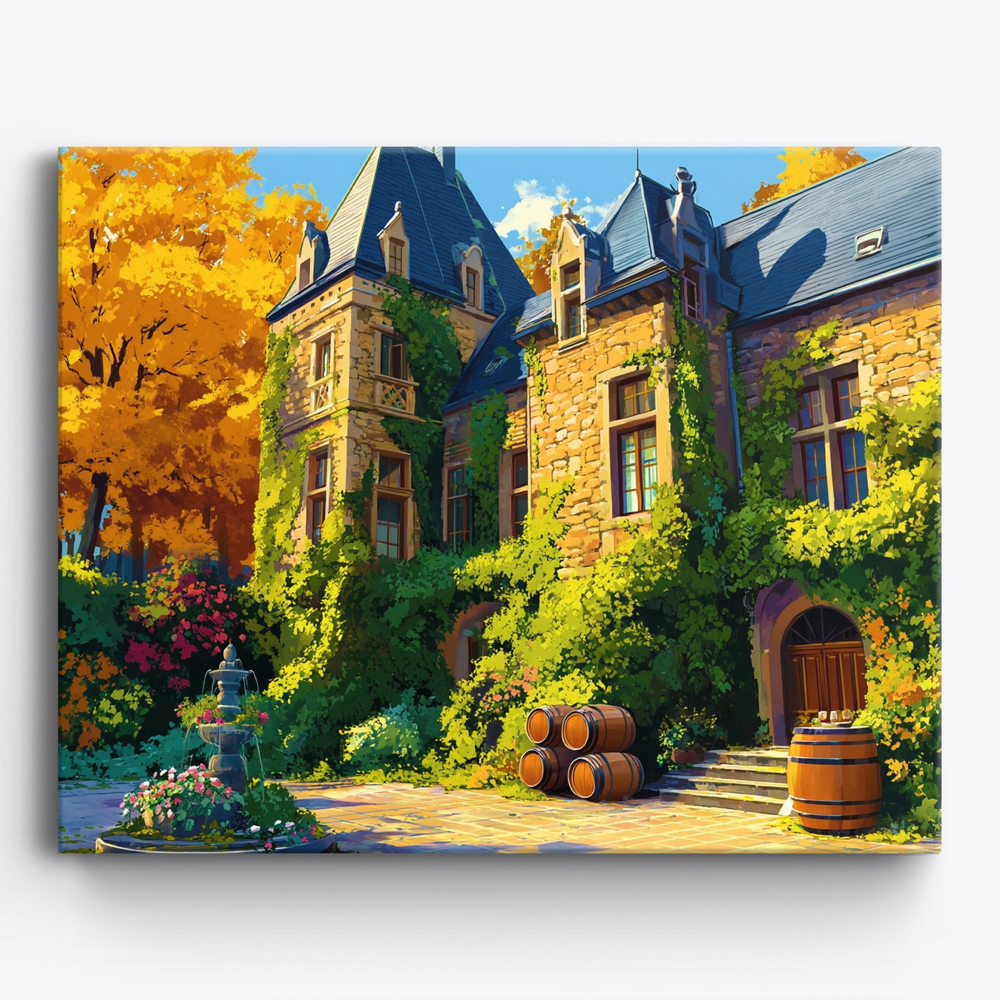 Château Vineyard Glow No Frame / 50x40cm