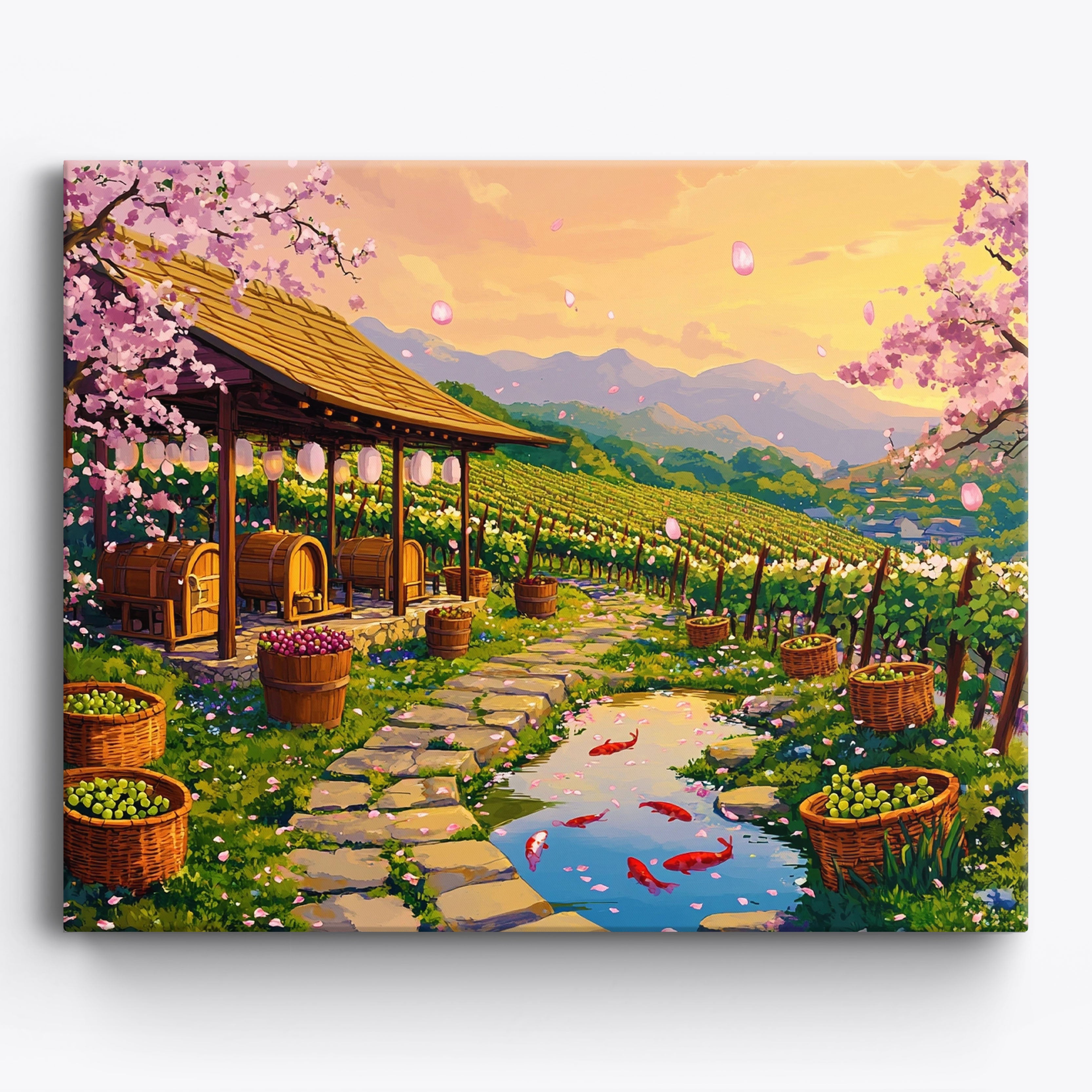 Cherry Sunset No Frame / 50x40cm