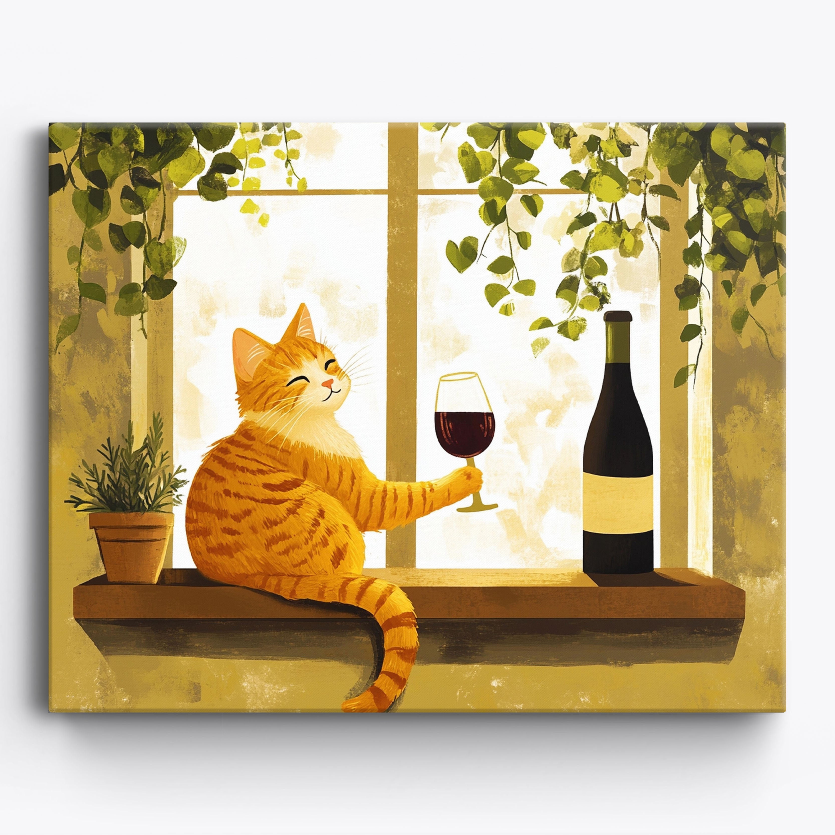 Wine Watch No Frame / 50x40cm