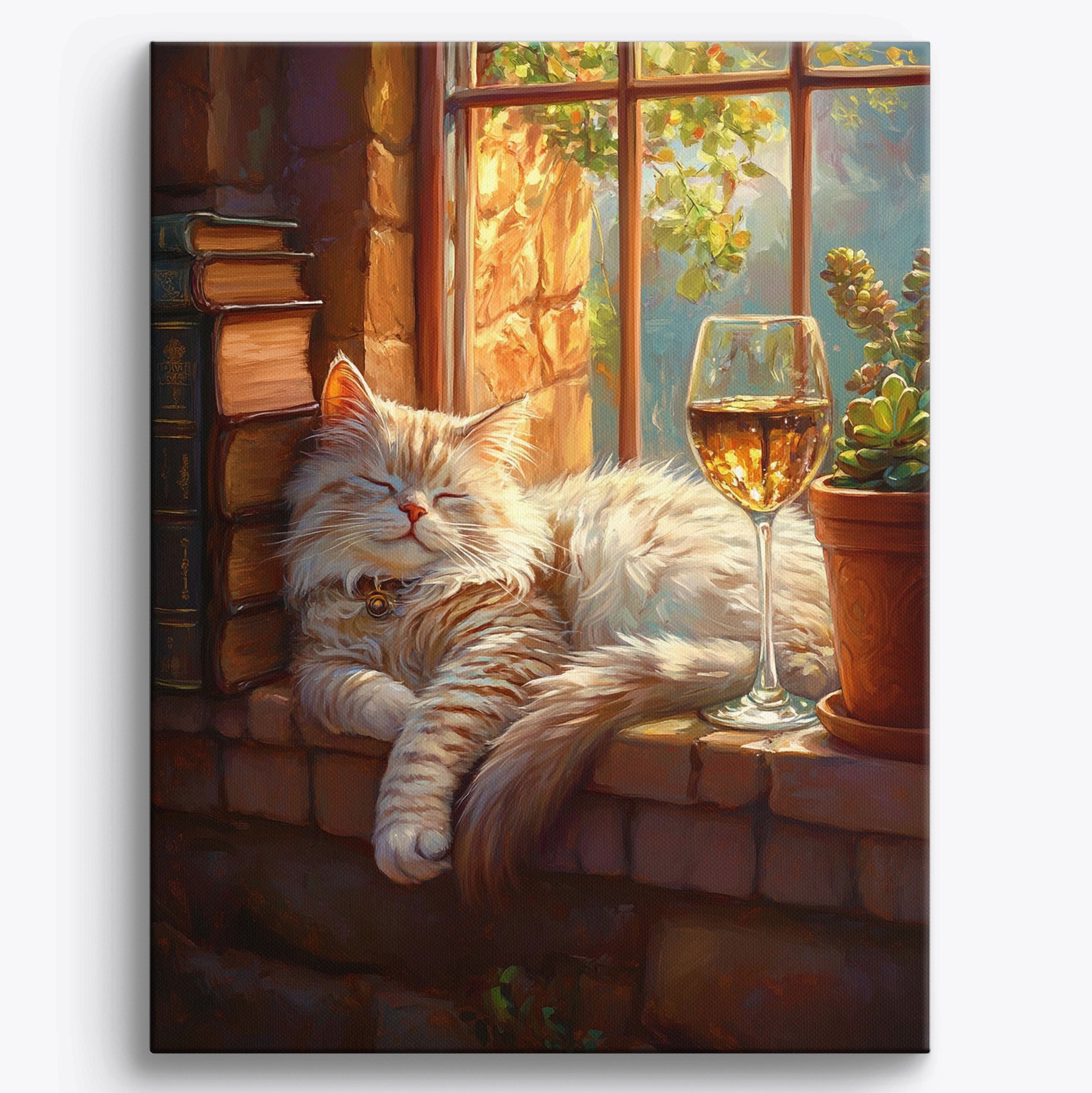 Sunlit Nap No Frame / 40x50cm