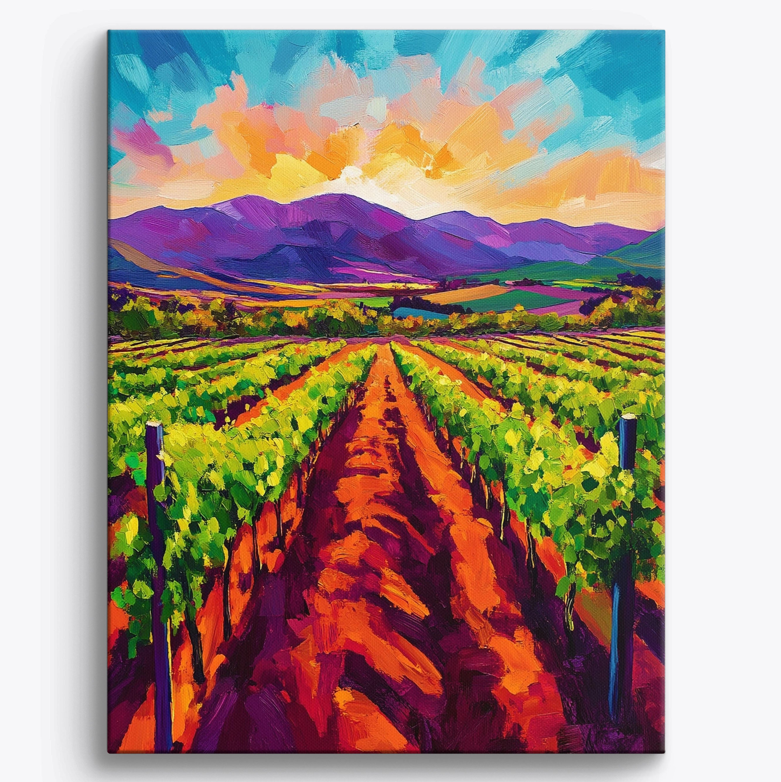 Electric Vineyard Vista No Frame / 40x50cm