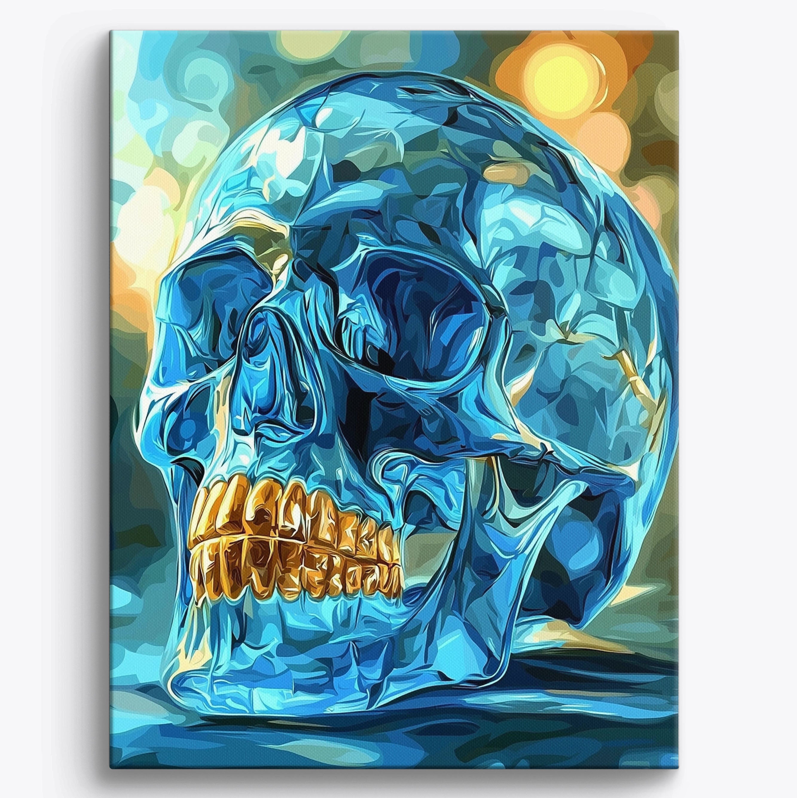 Sapphire Skull No Frame / 40x50cm
