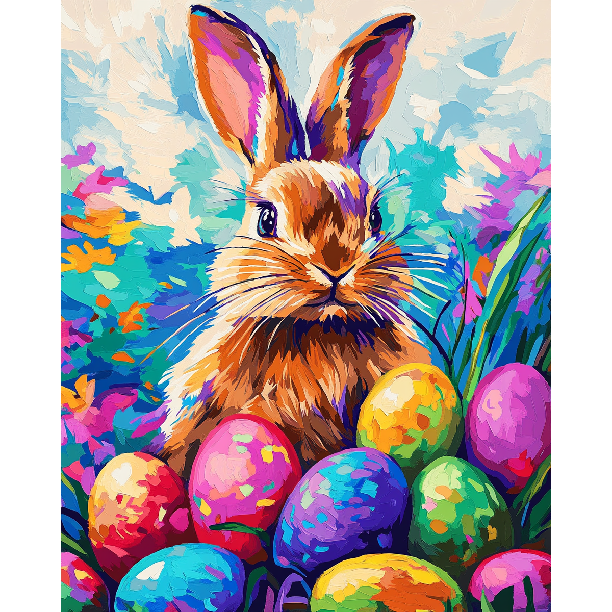Bunny Egg Display