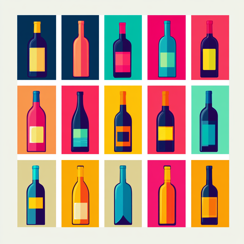 Color Block Bottles
