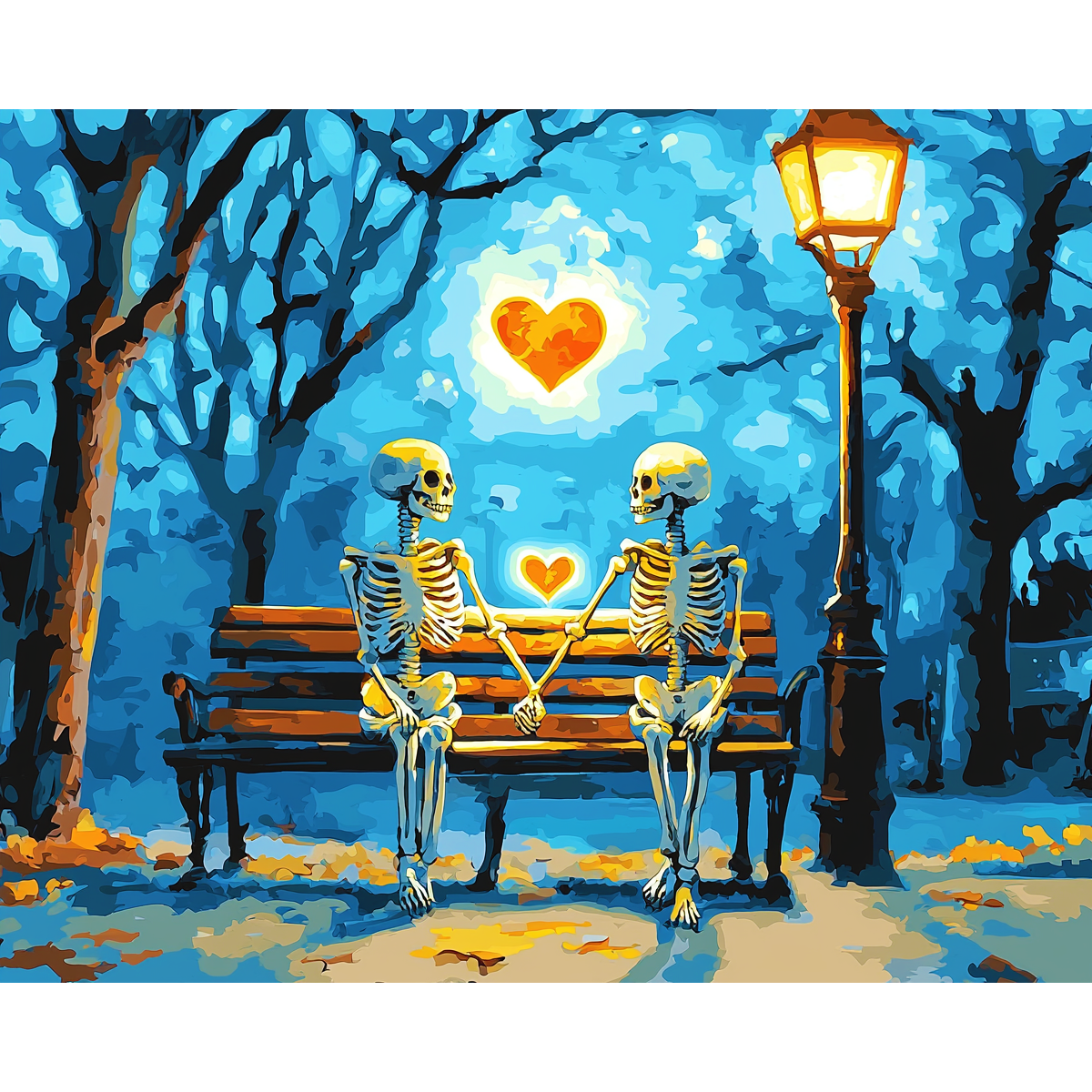 Glowing Heart Embrace