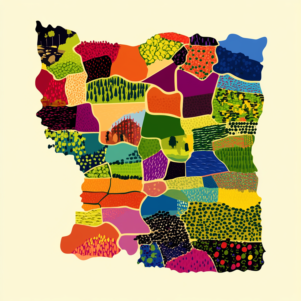 Graphic Wine Map