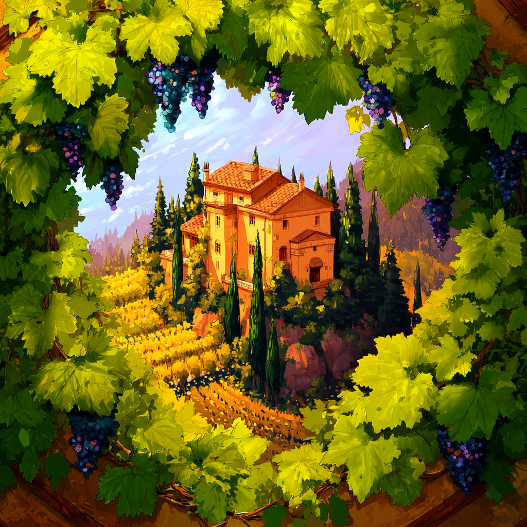 Vintage Tuscan Villa