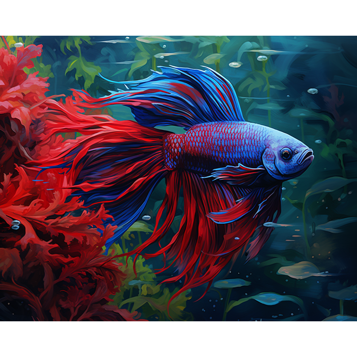 Pesce blu Beta n. 4
