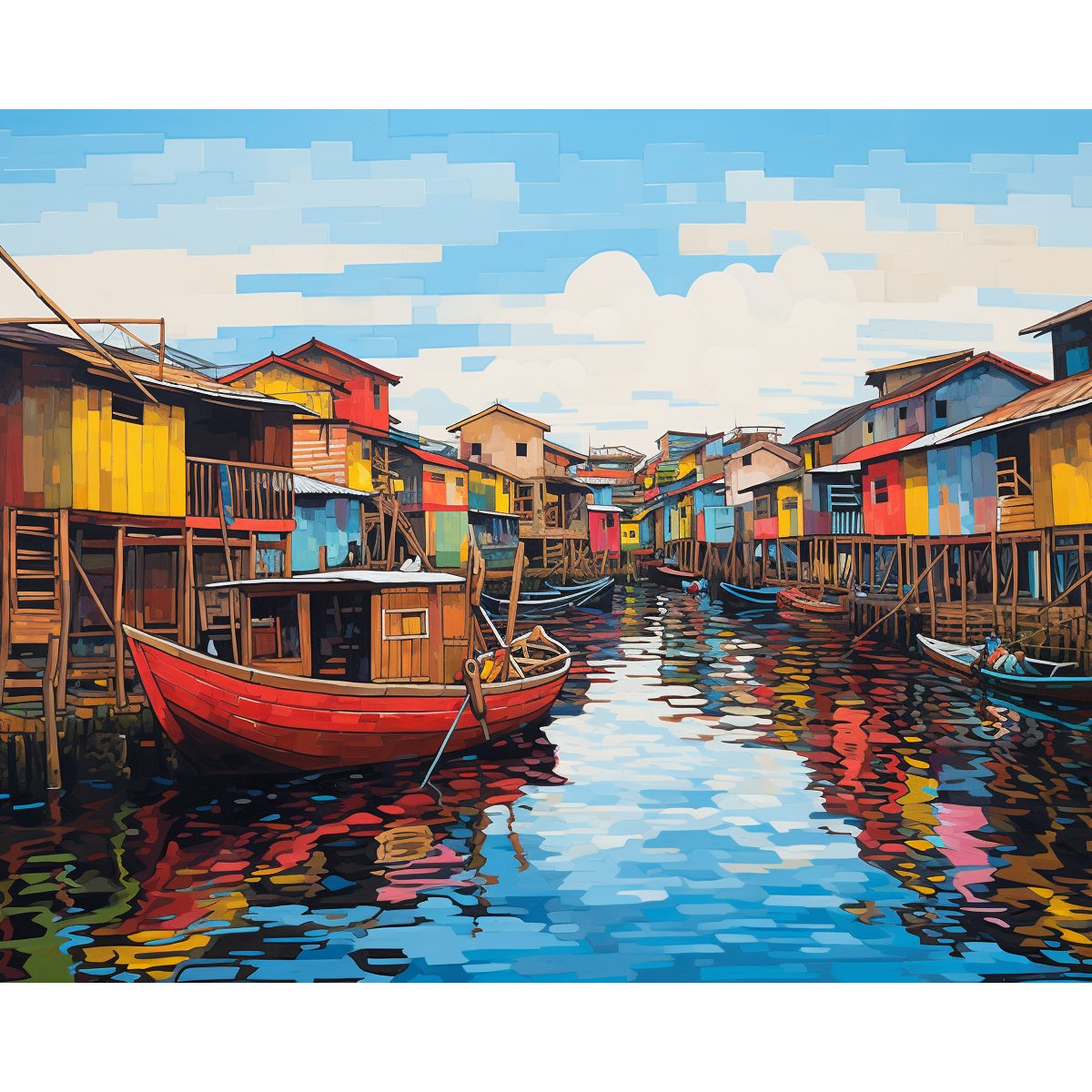 Villaggio di Makoko Nigeria