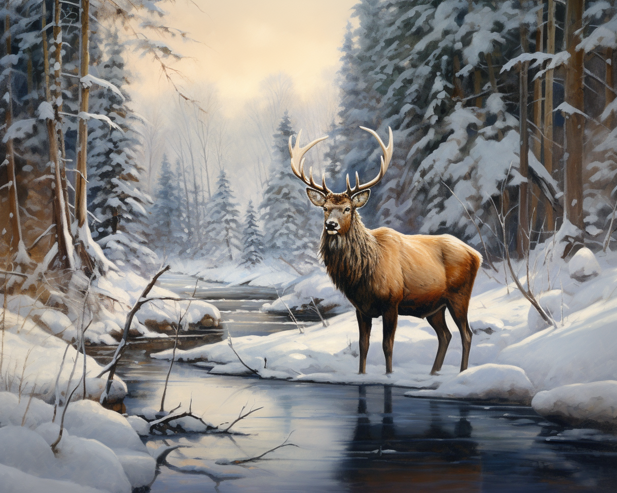 Alce d'inverno